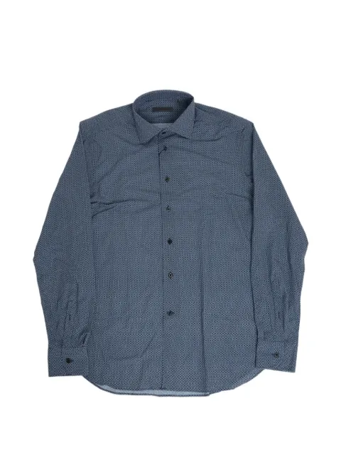 Corneliani patterned stretch shirt
