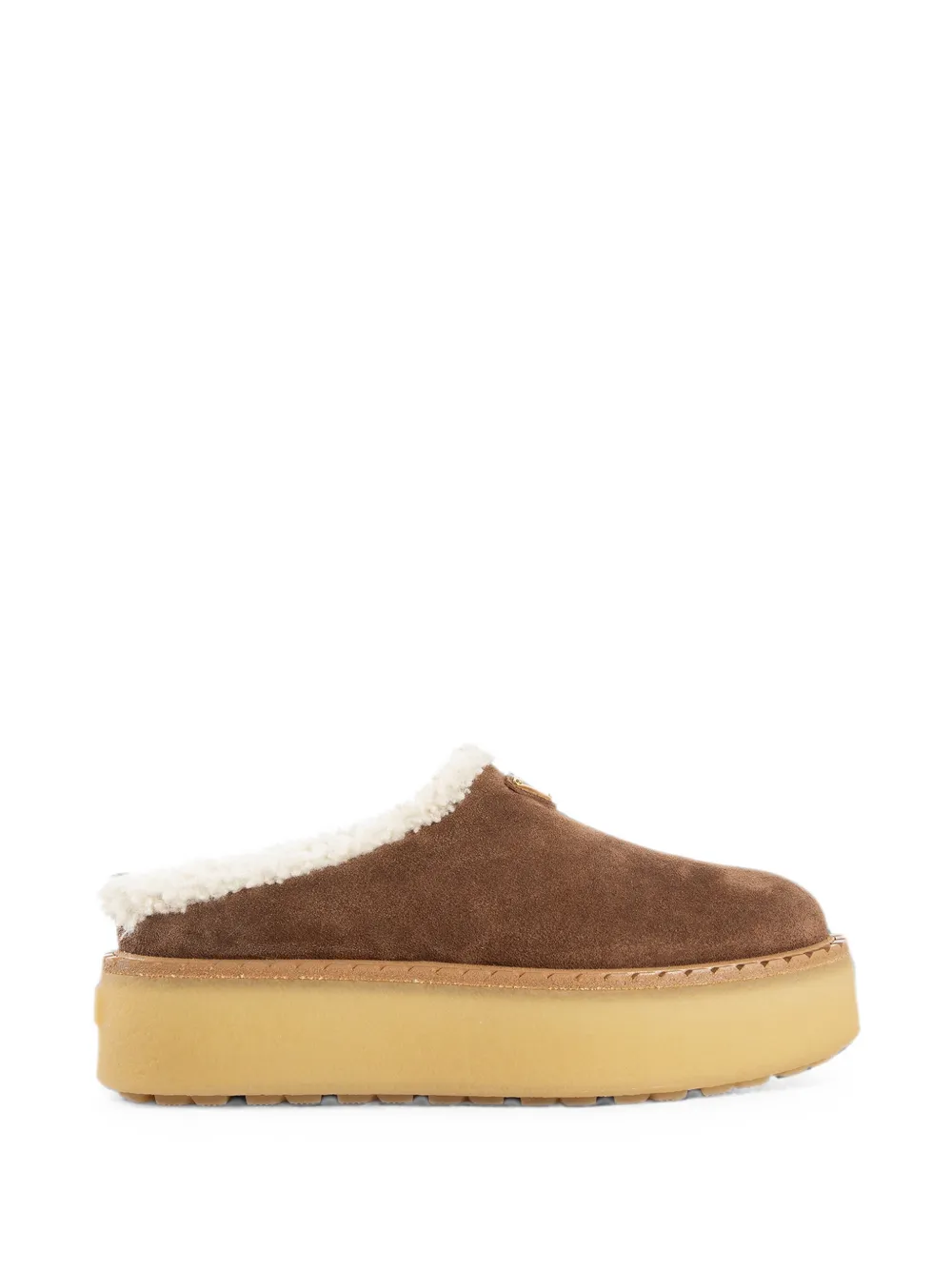 Prada shearling-trim mules Bruin