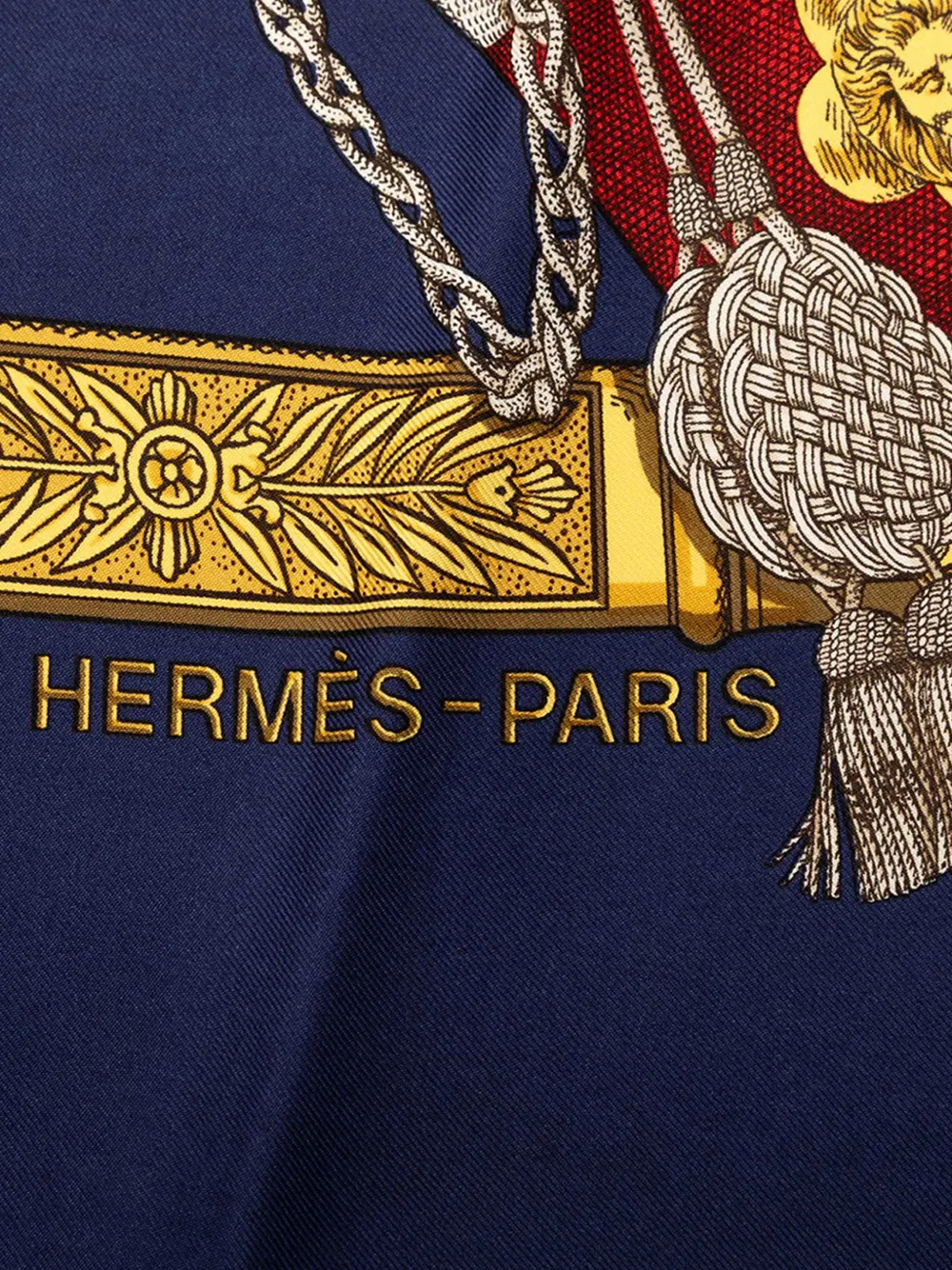 HERMÈS GRAND UNIFORME シルクスカーフ Hermès Pre-Owned 2000-2026 グランド ユニフォーム 90 シルクスカーフ
