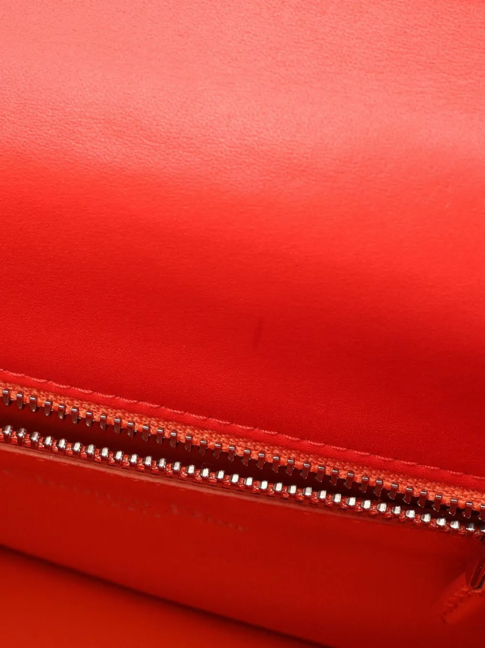 Dior Pre-owned 20th Century Leather Diorama Club Flap Shoulder Bag in Red, view 5