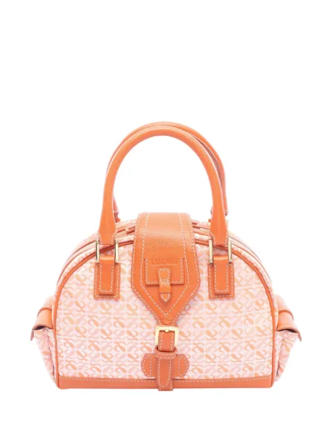 Loewe Pre-Owned 2000-2026 Small Anagram Canvas Bowling Bag handbag
