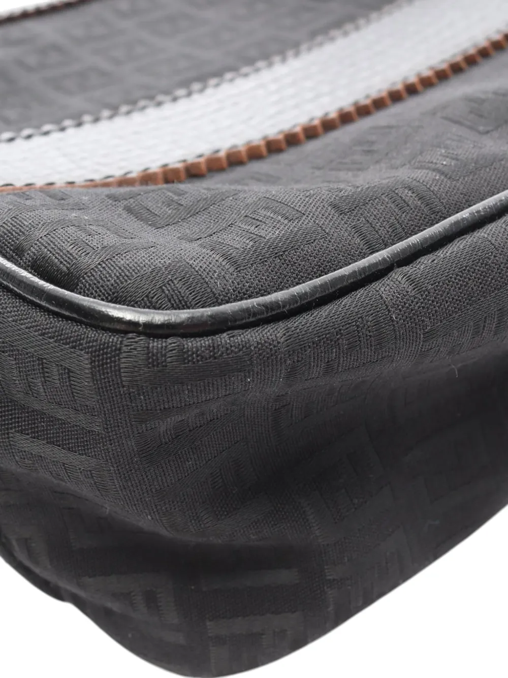 Fendi Pre-owned 2000-2010 Zucchino Canvas Tote Bag in Black, view 2