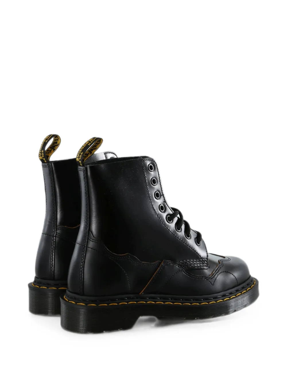 Dr. Martens 1460 Pascal RI wingtip-panel lace-up boots Zwart