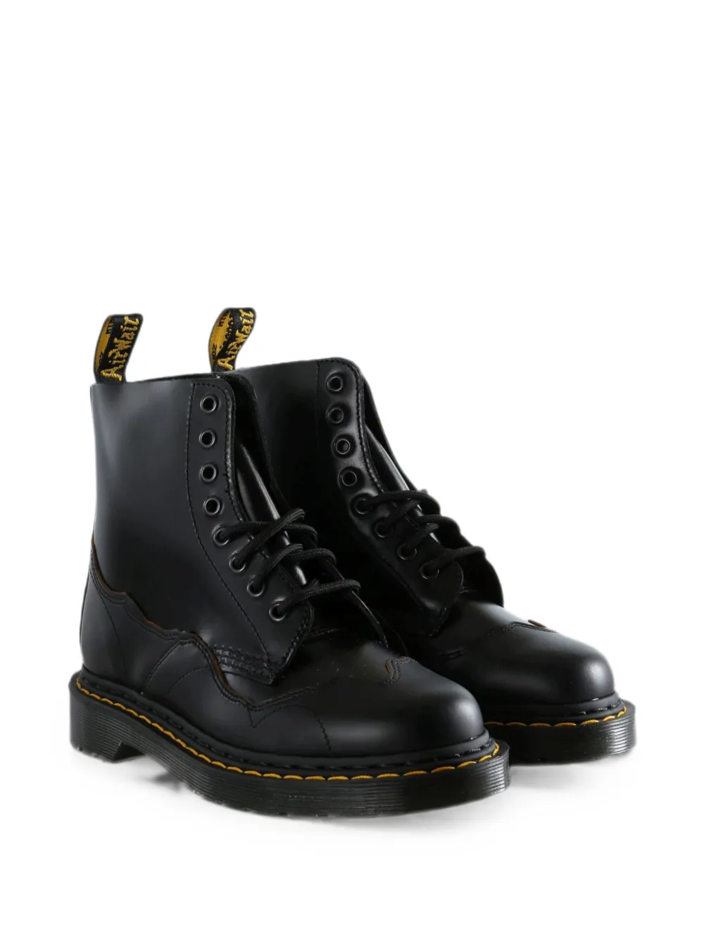 Dr. Martens 1460 Pascal RI wingtip-panel lace-up boots Zwart