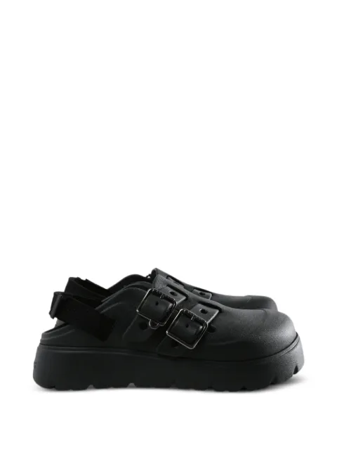 Crocs Loaferette double-buckle slingback mules