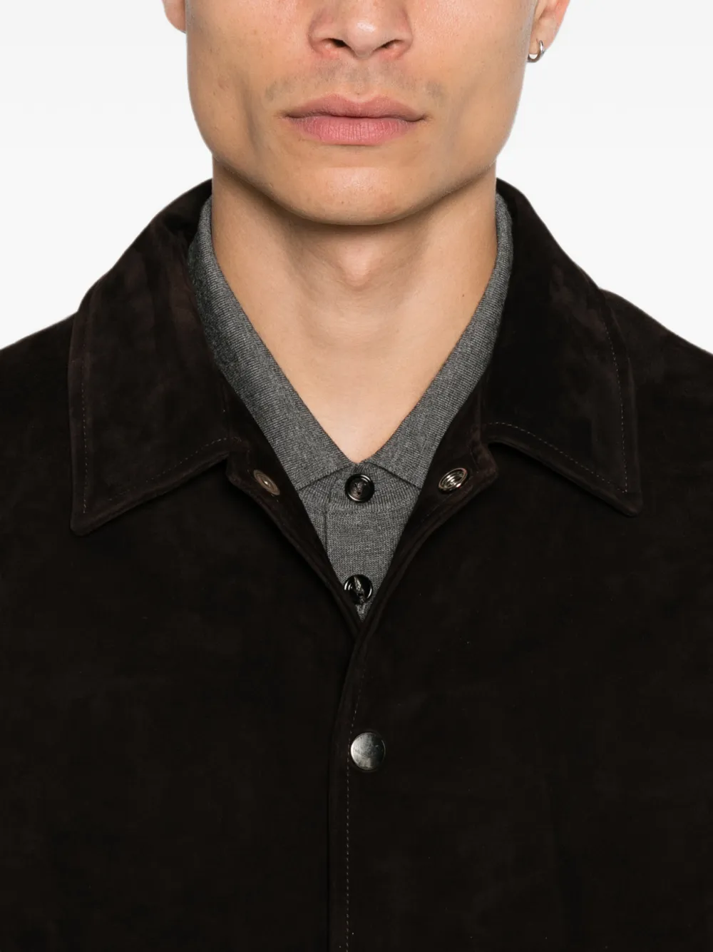 Giorgio Brato Suède jack Bruin