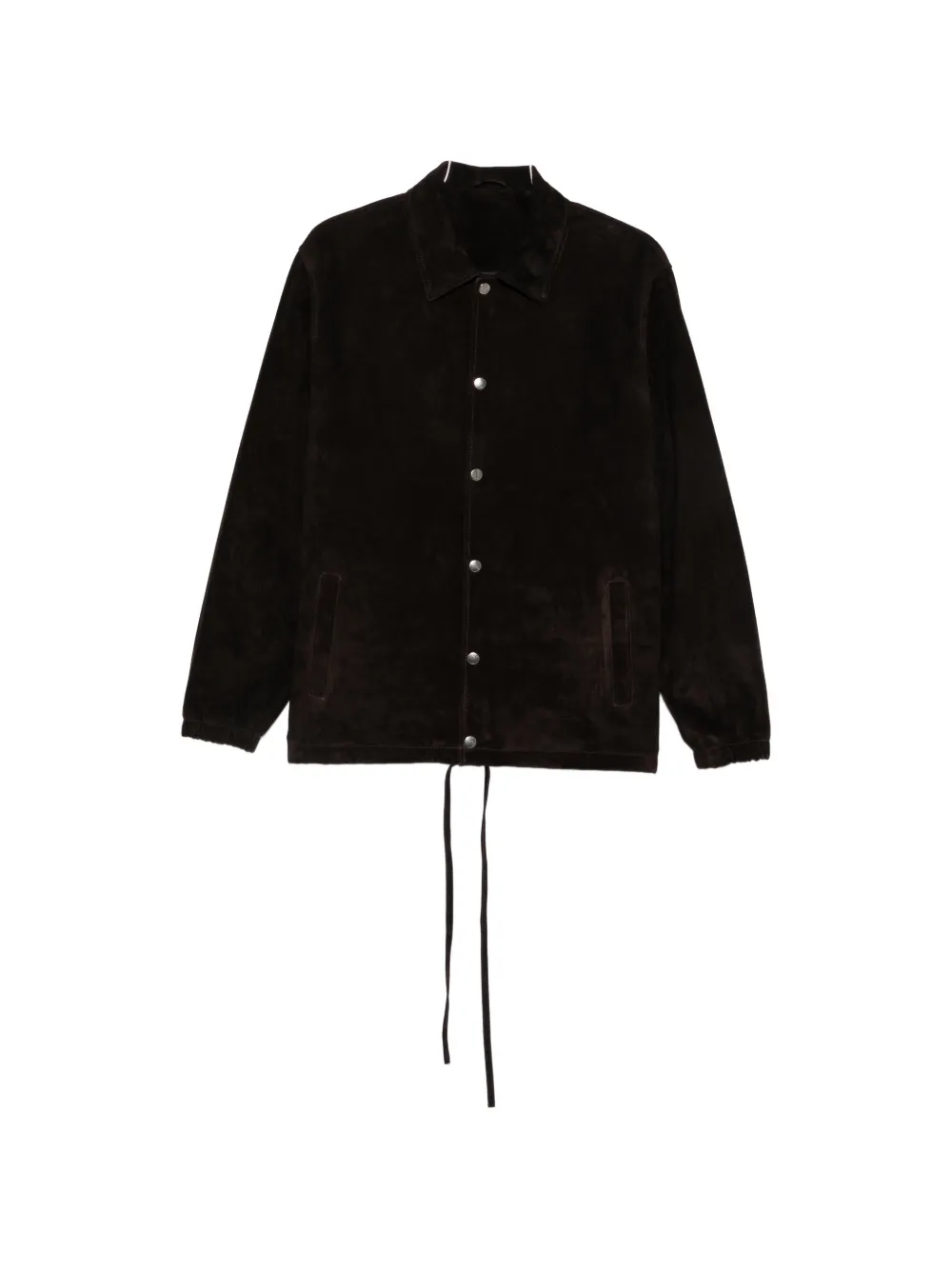 Giorgio Brato suede long-sleeves jacket - Marrone