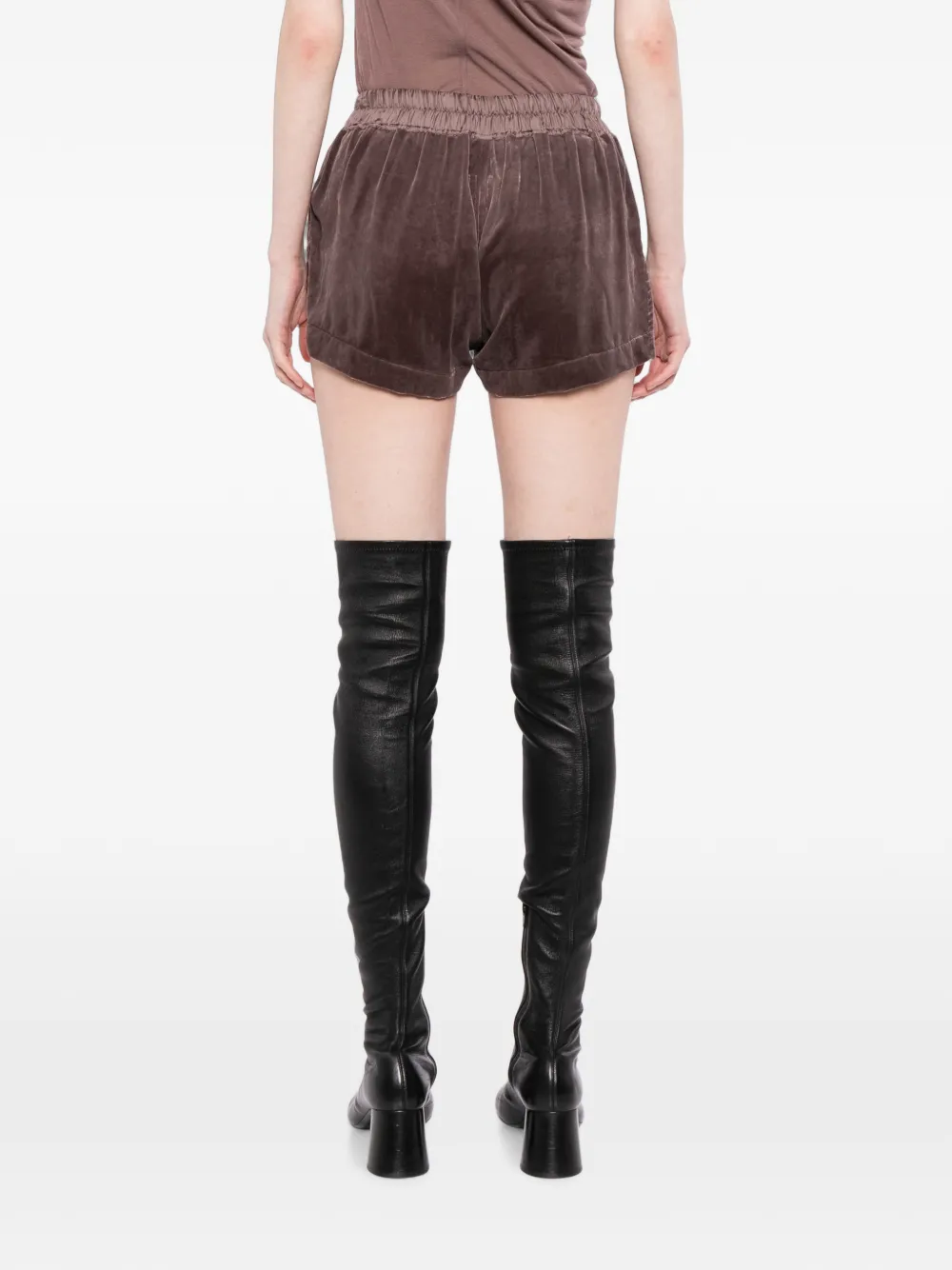Rick Owens Shorts met trekkoord Bruin