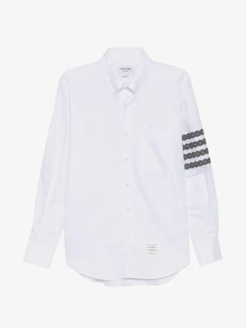 Thom Browne 4-Bar embroidered shirt