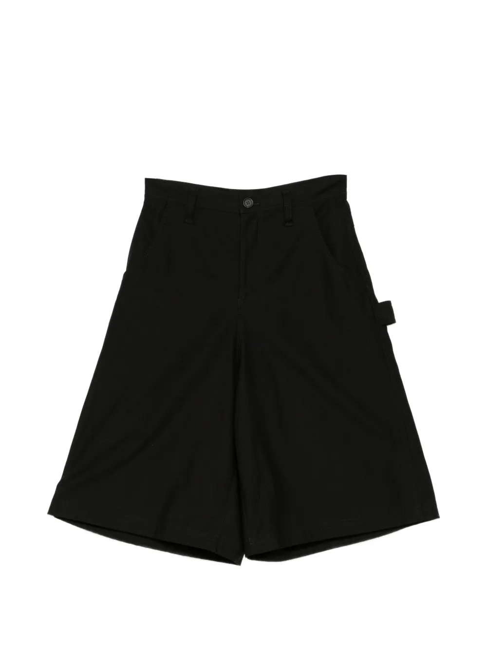 Yohji Yamamoto wide-leg shorts - Nero