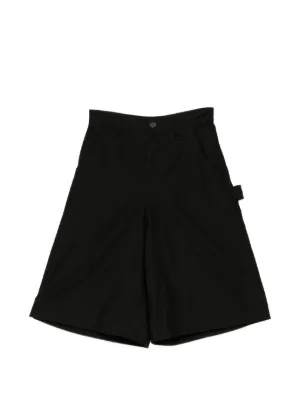 noir kei ninomiya コムデギャルソン プリーツショートパンツ Noir Kei Ninomiya プリーツ ショートパンツ | ブラック | FARFETCH JP