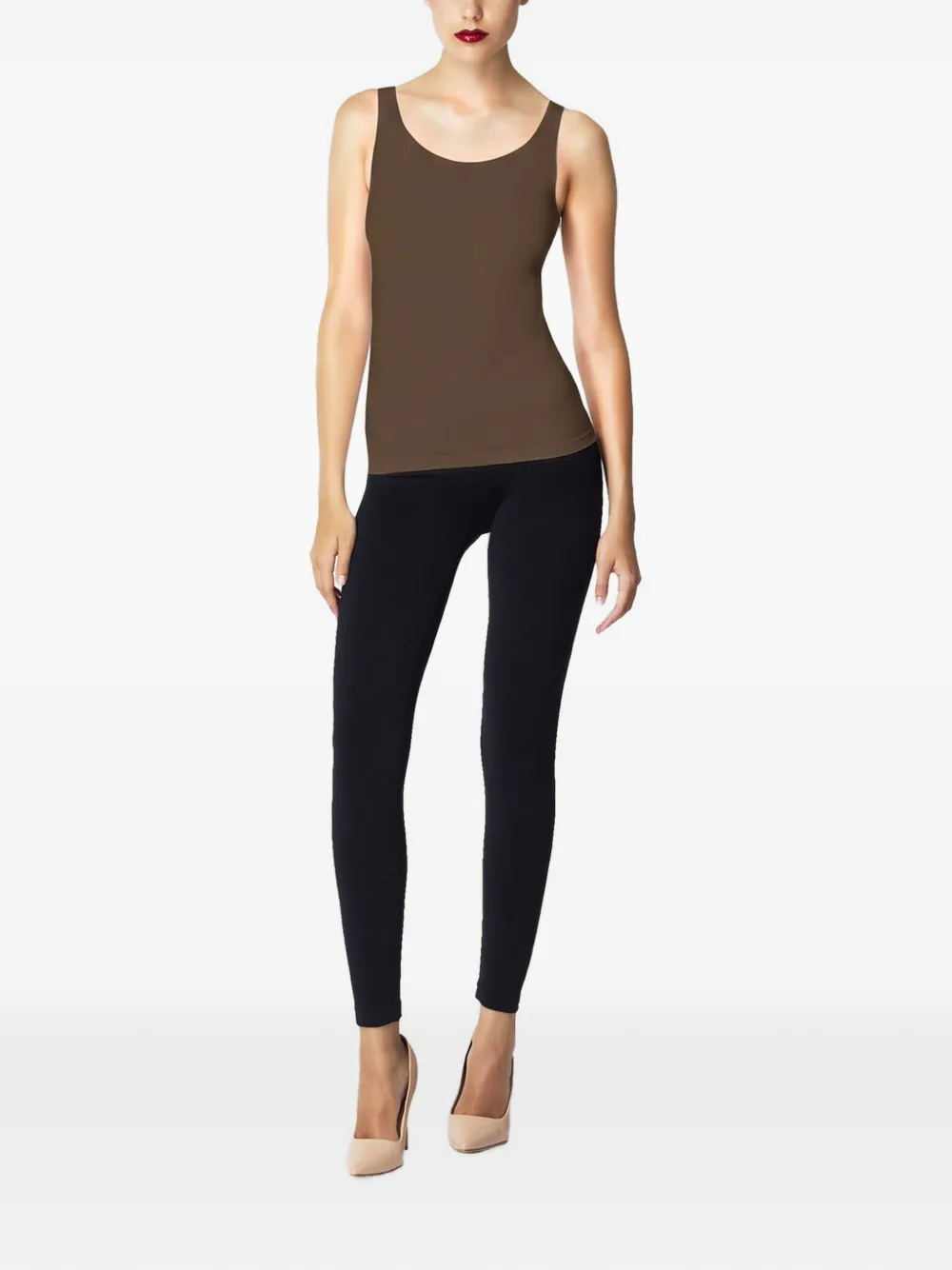 Wolford Jamaika ronde gebreide top Bruin