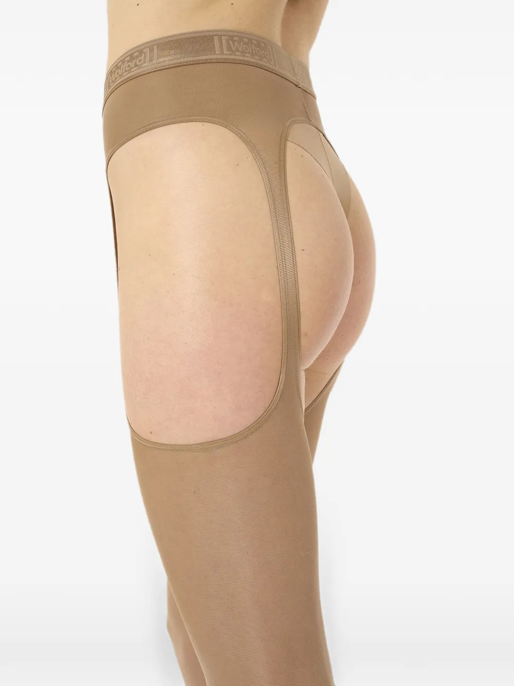 Wolford Synergy 40 panty met uitgesneden details Beige