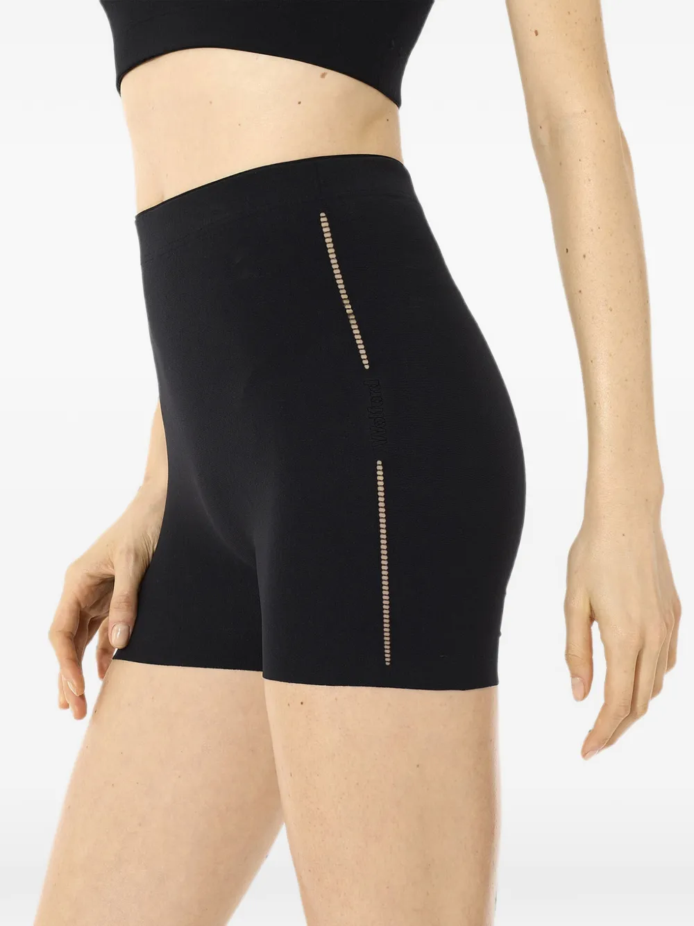 Wolford Naadloze gebreide shorts Zwart