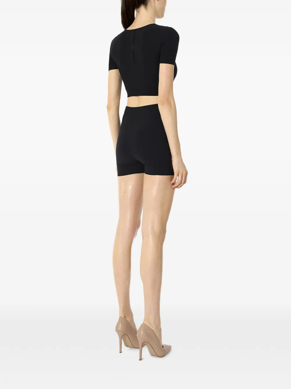 Wolford Naadloze gebreide shorts Zwart