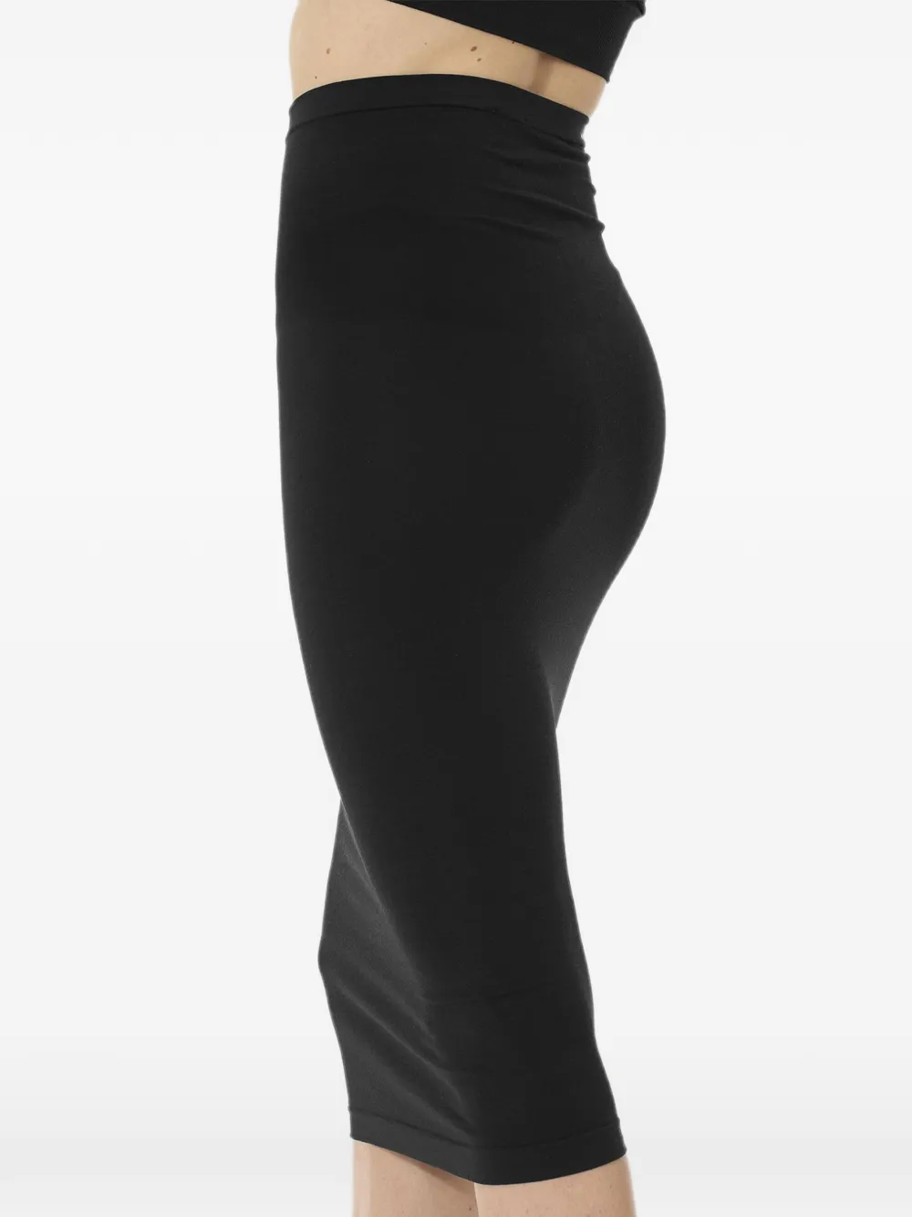 Wolford Naadloze jersey midi-rok Zwart