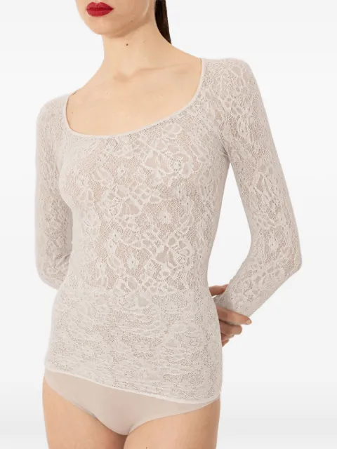 Wolford Infinite Rose floral-pattern top