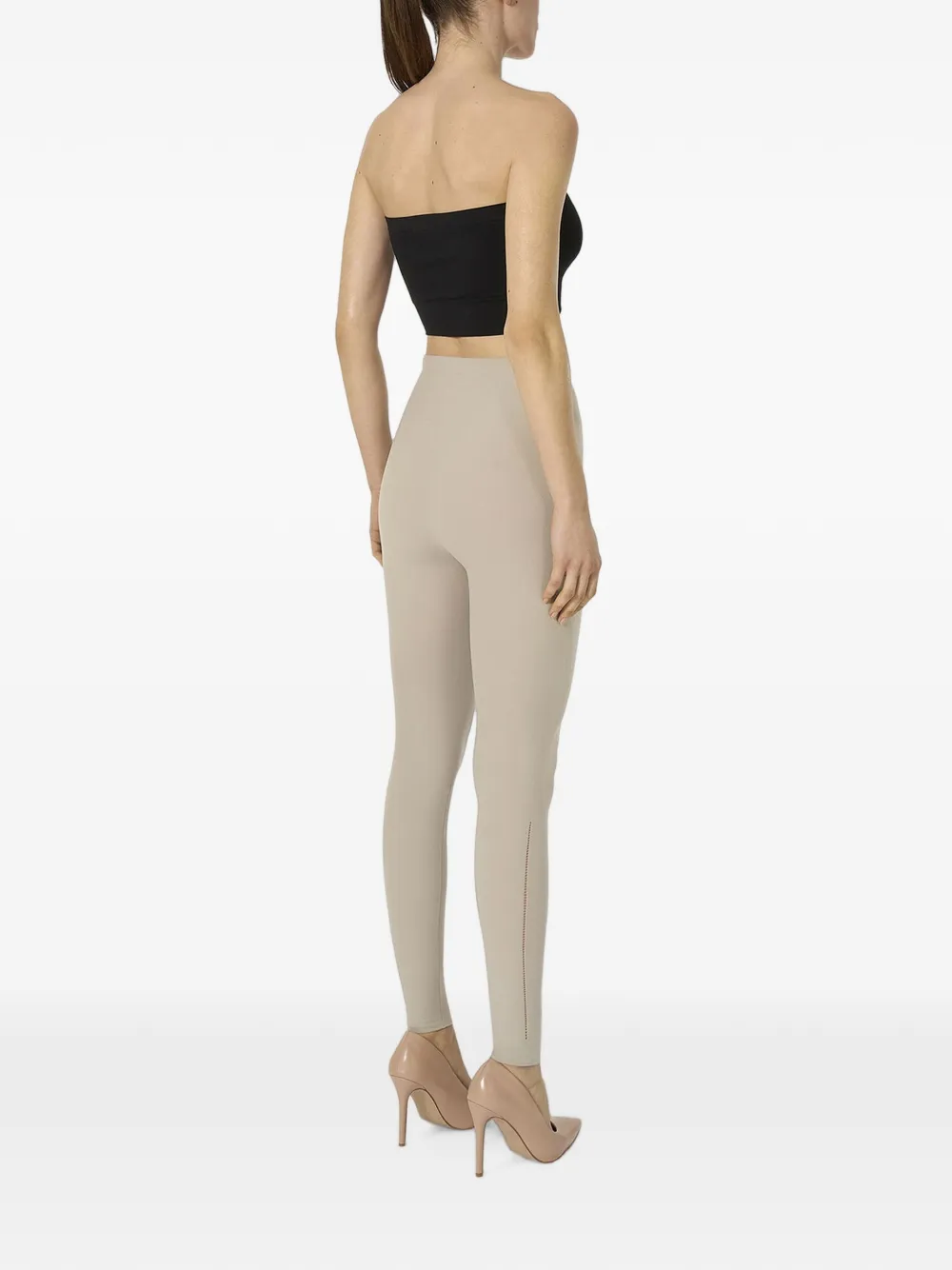 Wolford Naadloze warpgebreide legging Beige