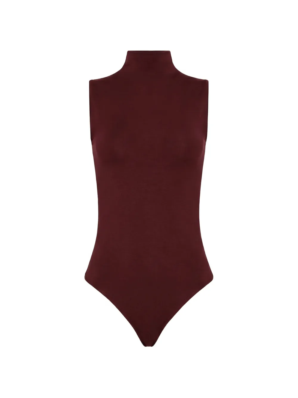 Wolford Body smanicato a collo alto - Rosso
