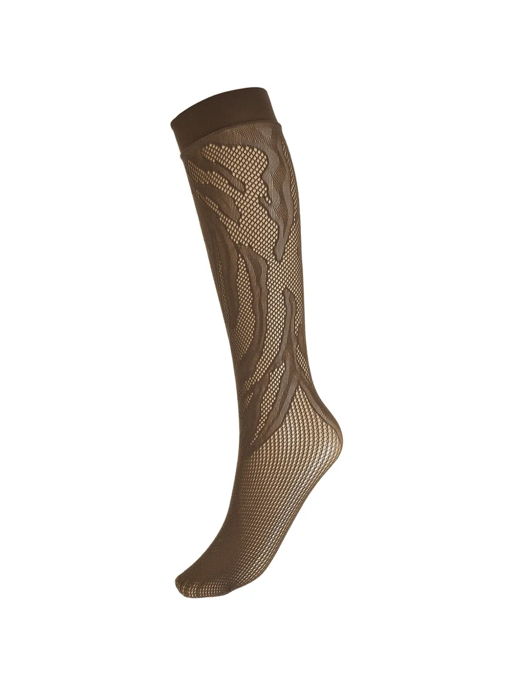Wolford Rosebloom kniekousen Bruin