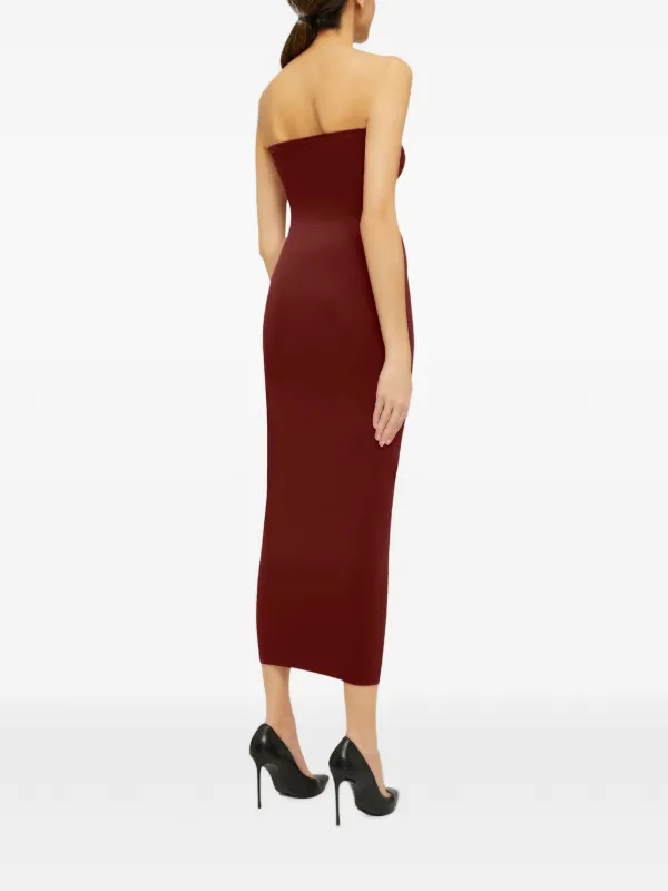 wolford fatal dress red in Soft Cherry fold it over to wear it as a top or a skirt Wolford Fatal Dress - Soft