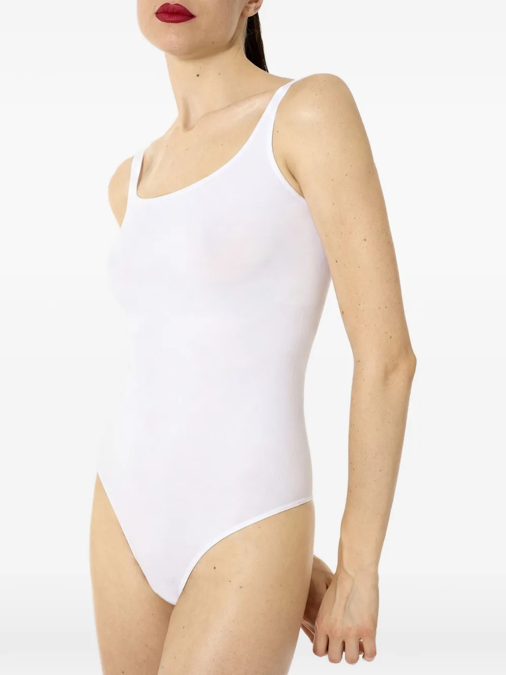 Wolford Naadloze mouwloze body Wit