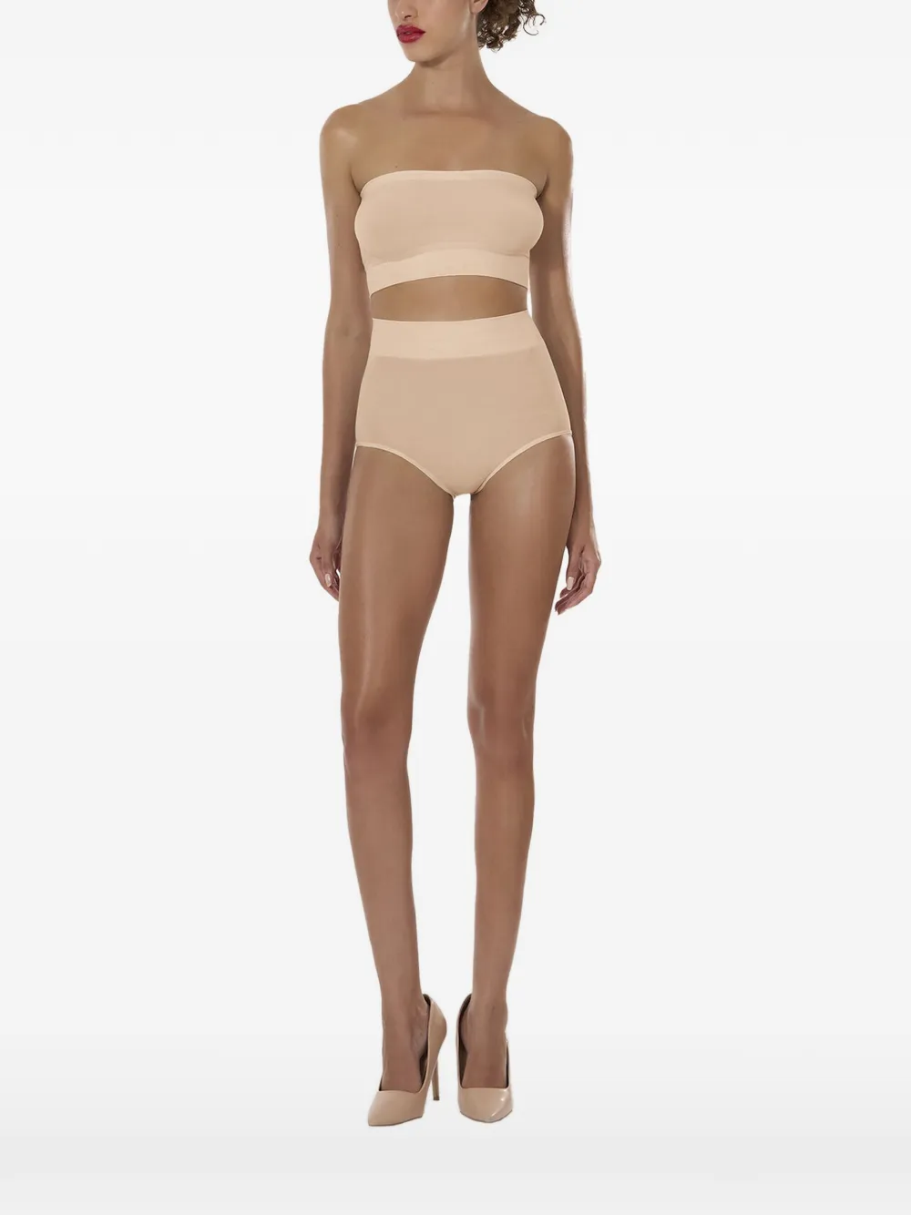 Wolford Top crop senza cuciture - Toni neutri