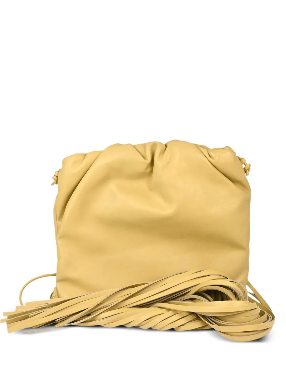 Bottega Veneta Pre-Owned 1990-2000s Schultertasche mit Fransen - Nude