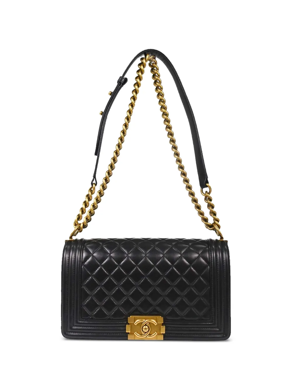 CHANEL Pre-Owned 2014 medium Boy Chanel shoulder bag - Black