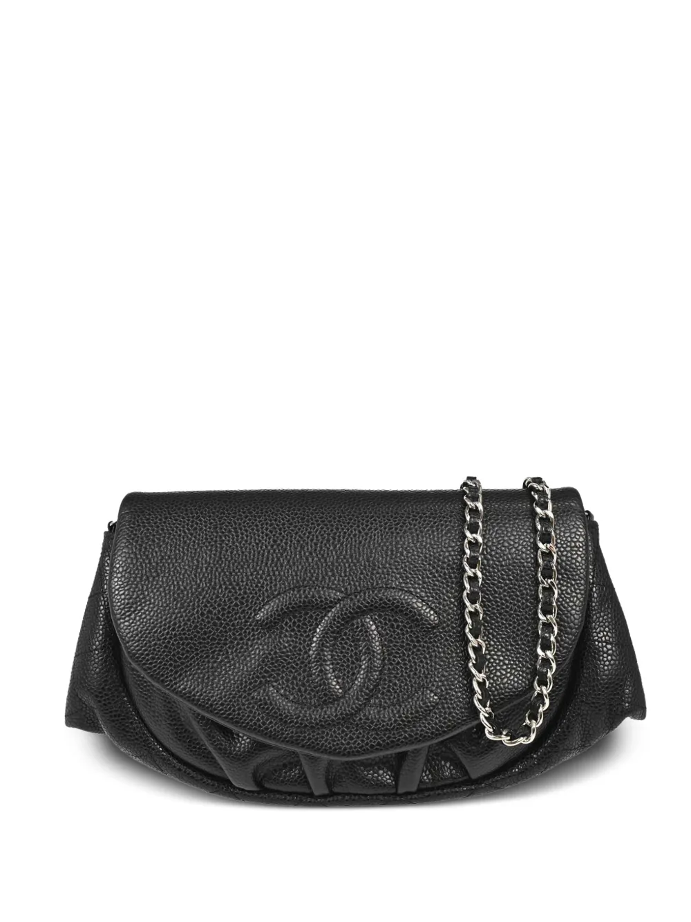 CHANEL Pre-Owned Borsa a tracolla Half Moon 2014 - Nero