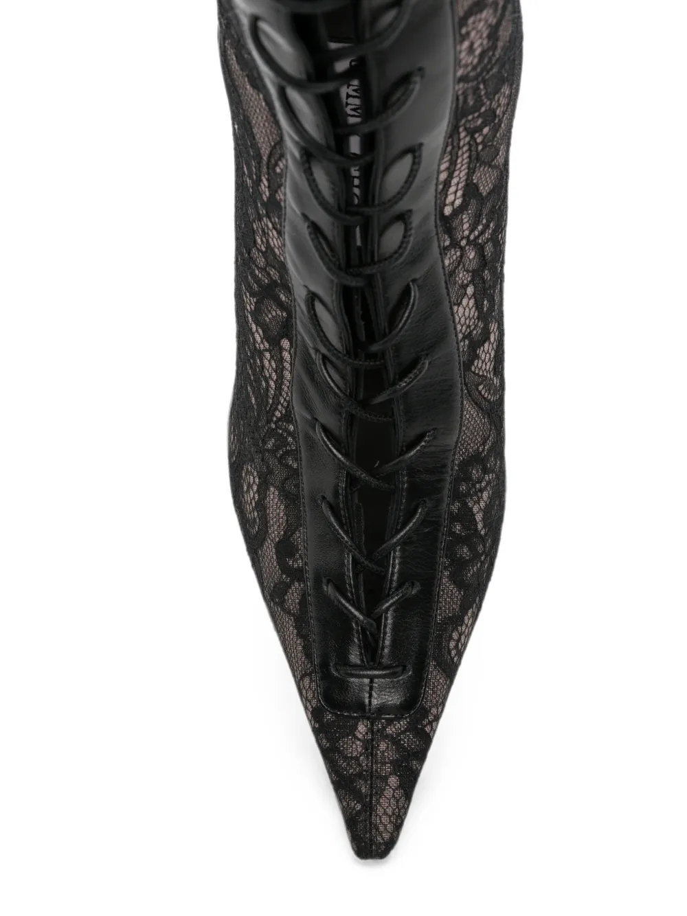 Jimmy Choo Scarlett lace-up over-the-knee boots Zwart