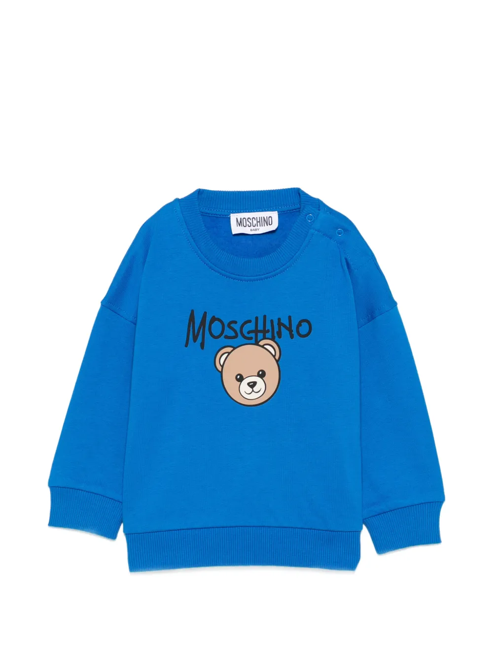 Moschino Kids logo-print sweatshirt - Blu