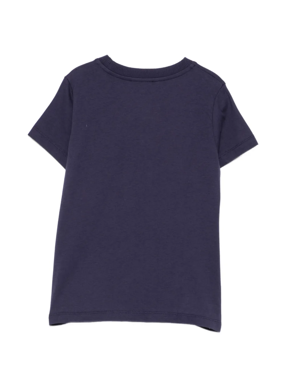Moschino Kids T-shirt met logoprint Blauw