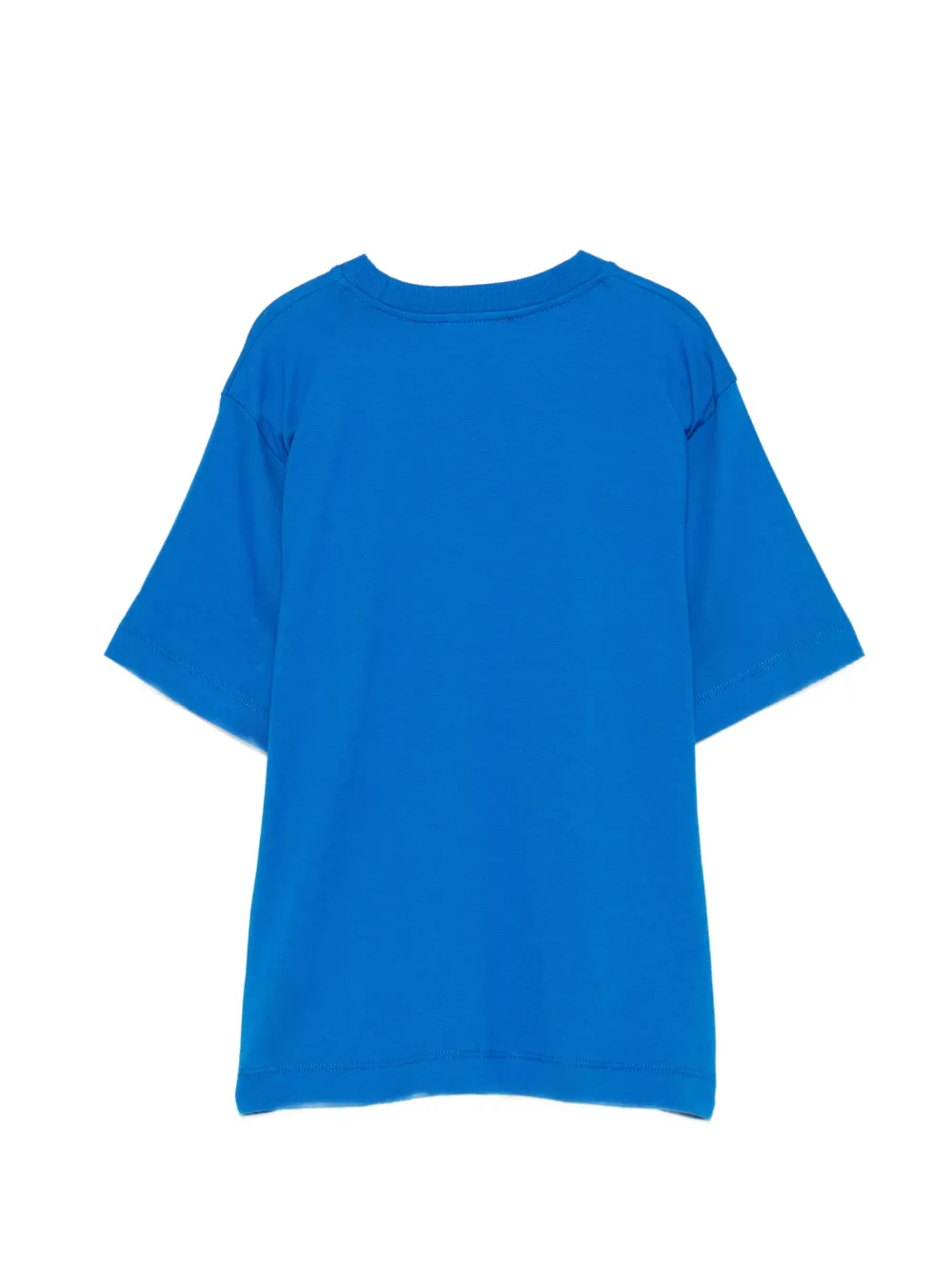 Moschino Kids T-shirt met logoprint Blauw