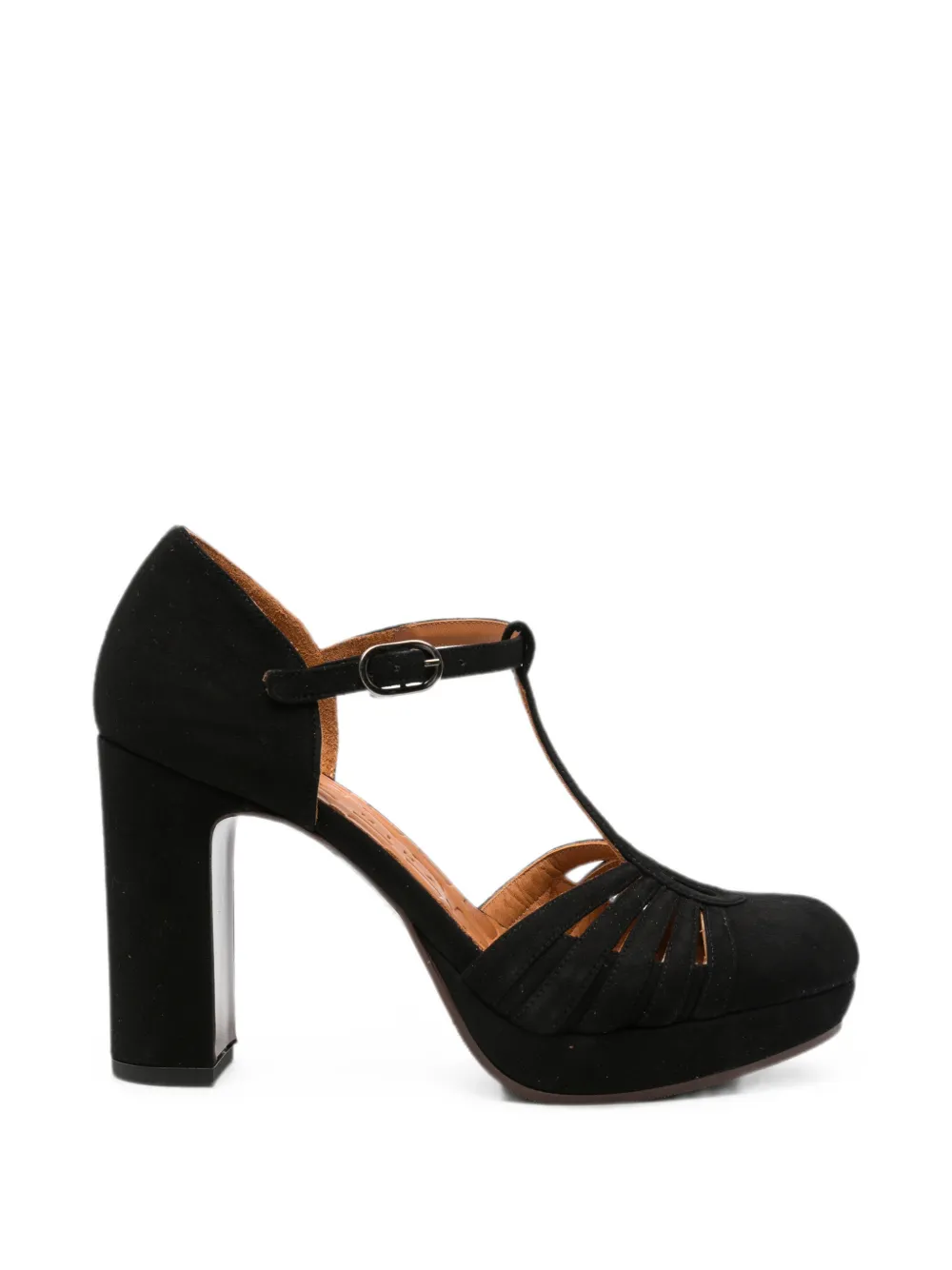 Chie Mihara Uyelo T-bar platform pumps Zwart