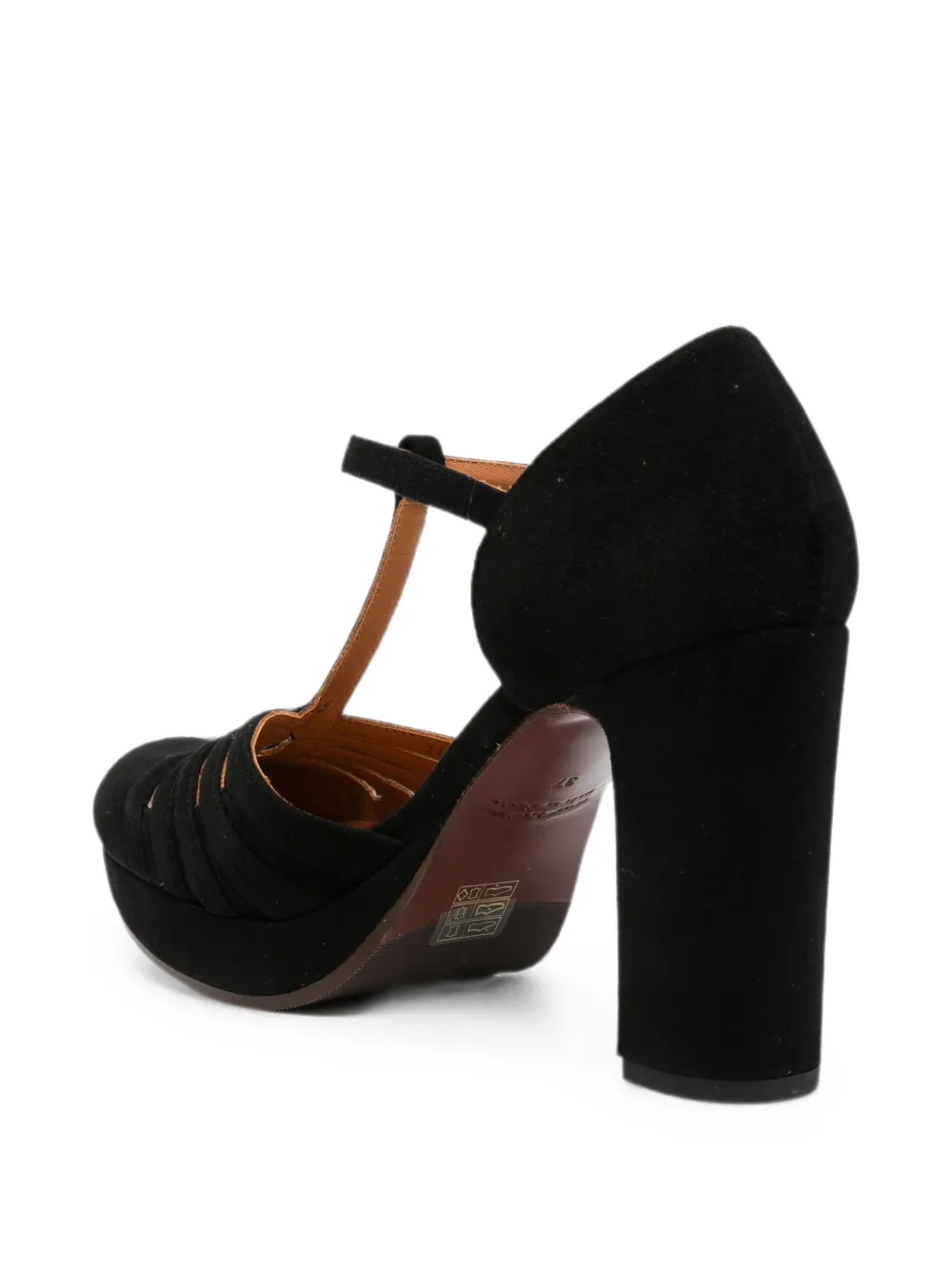 Chie Mihara Uyelo T-bar platform pumps Zwart
