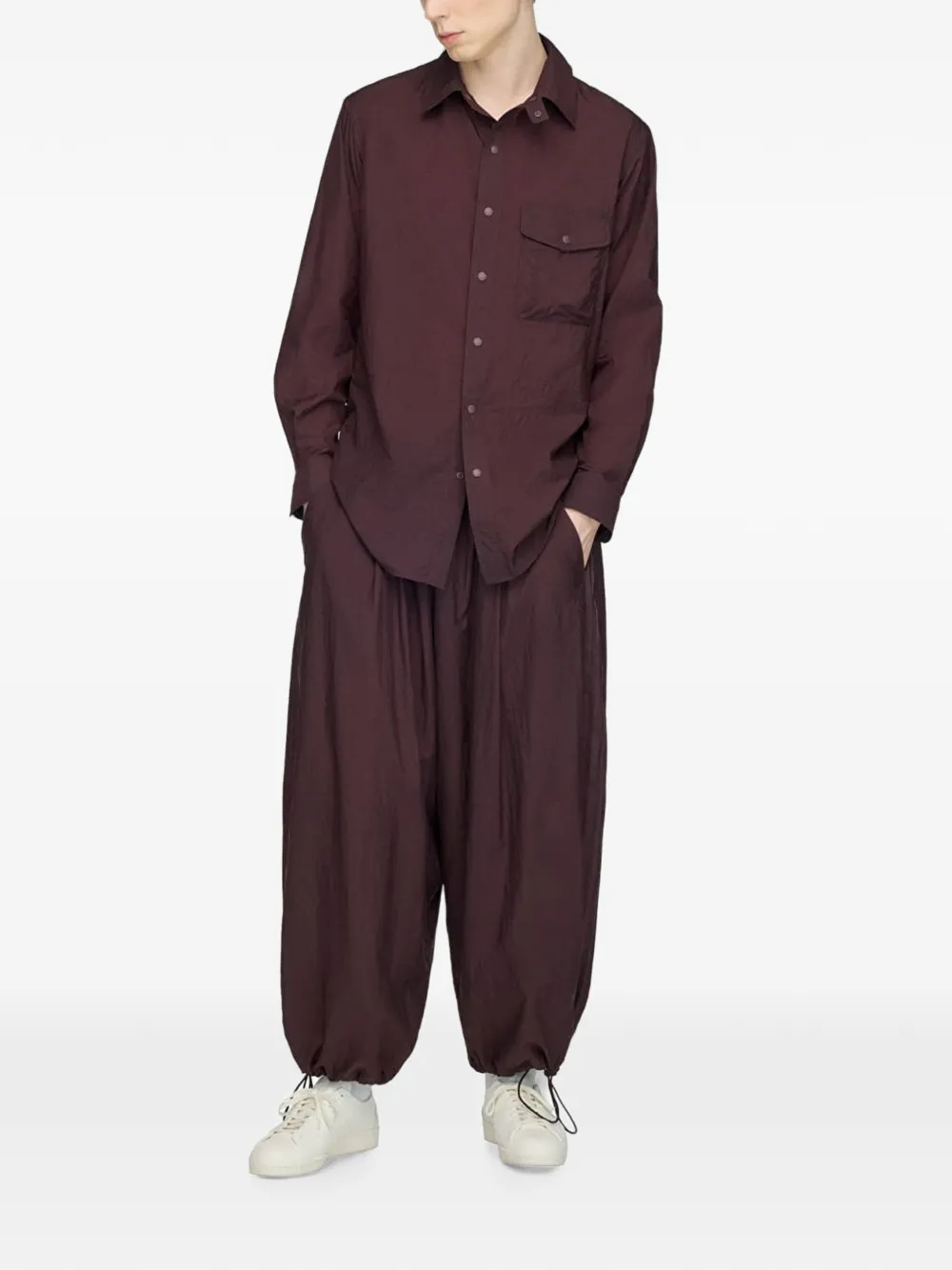 Y-3-Stripes shirtjack Paars