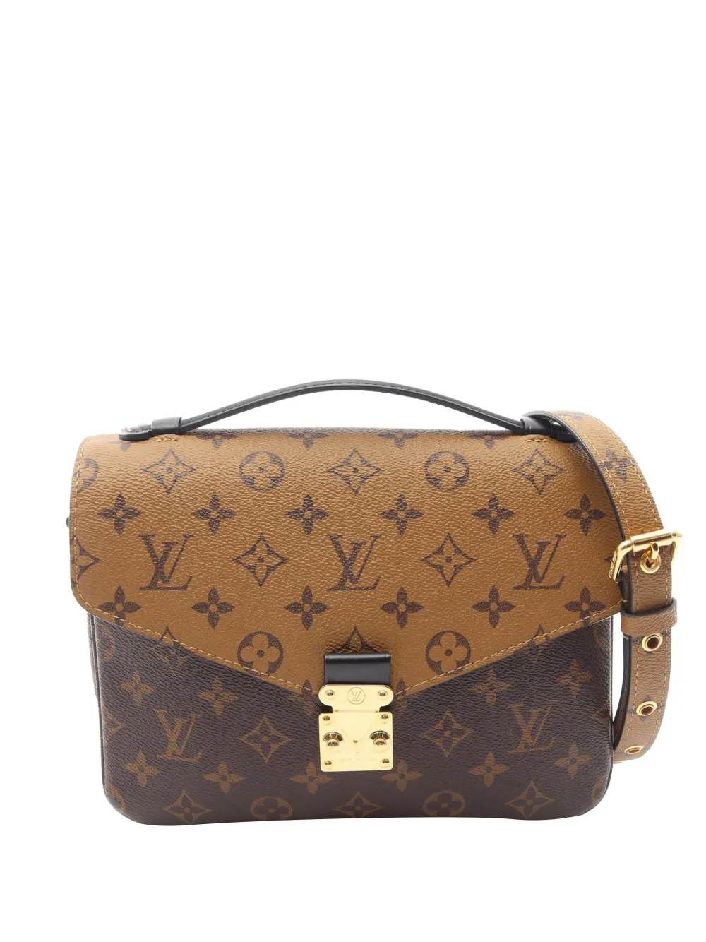Louis Vuitton Pre-Owned 2000-2026 Monogram Reverse Pochette Metis satchel - Marrone
