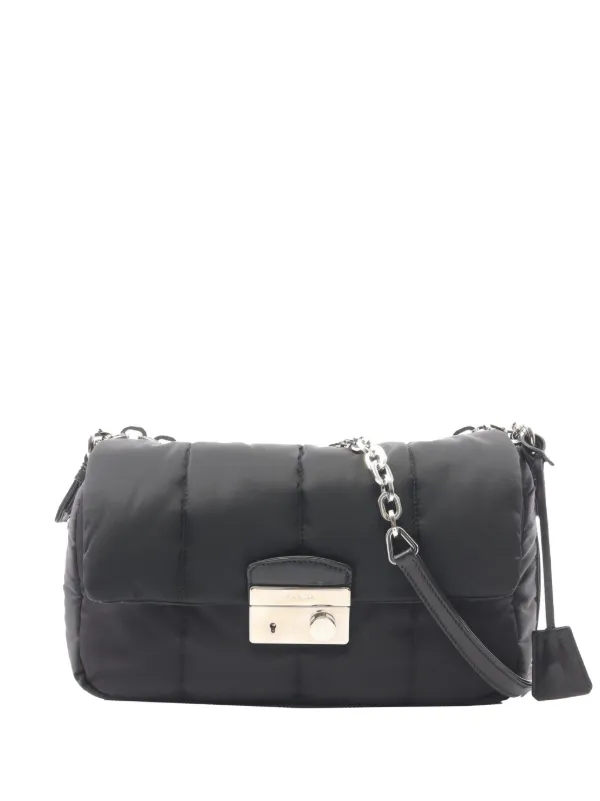 Prada Pre-Owned 2010-2026 テスート ボンバー ショルダーバッグ