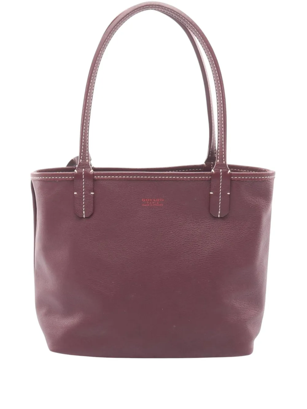 Goyard Pre-Owned 2000-2026 Mini Goyardine Reversible Anjou tote bag - Rosso