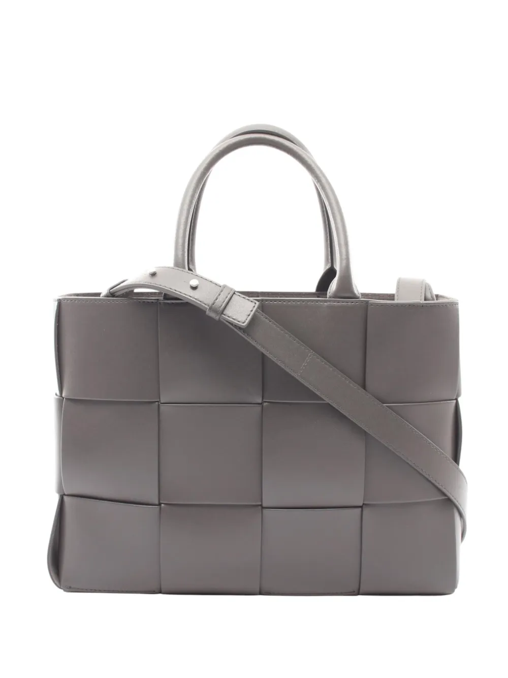 Bottega Veneta Pre-Owned 2012-2026 Small Nappa Maxi Intrecciato Arco Tote satchel - Grey