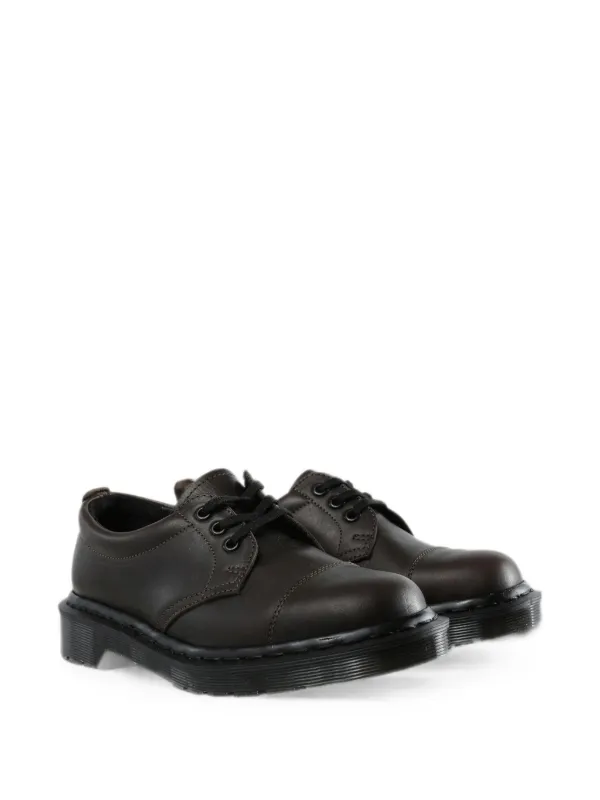 Dr. Martens x MHL Leather Derby Shoes | Brown | FARFETCH