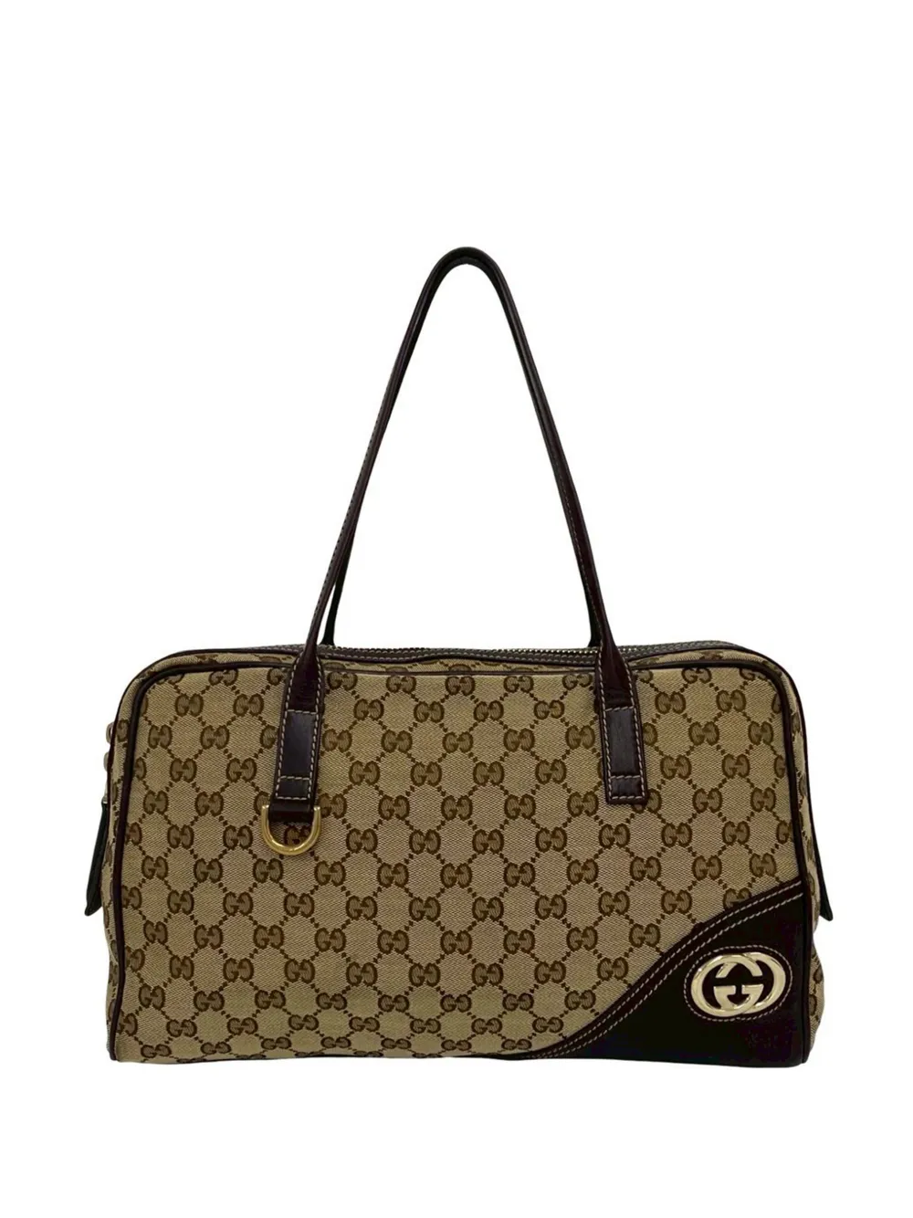 Gucci Pre-Owned 2000-2015 GG Canvas New Britt shoulder bag - Toni neutri