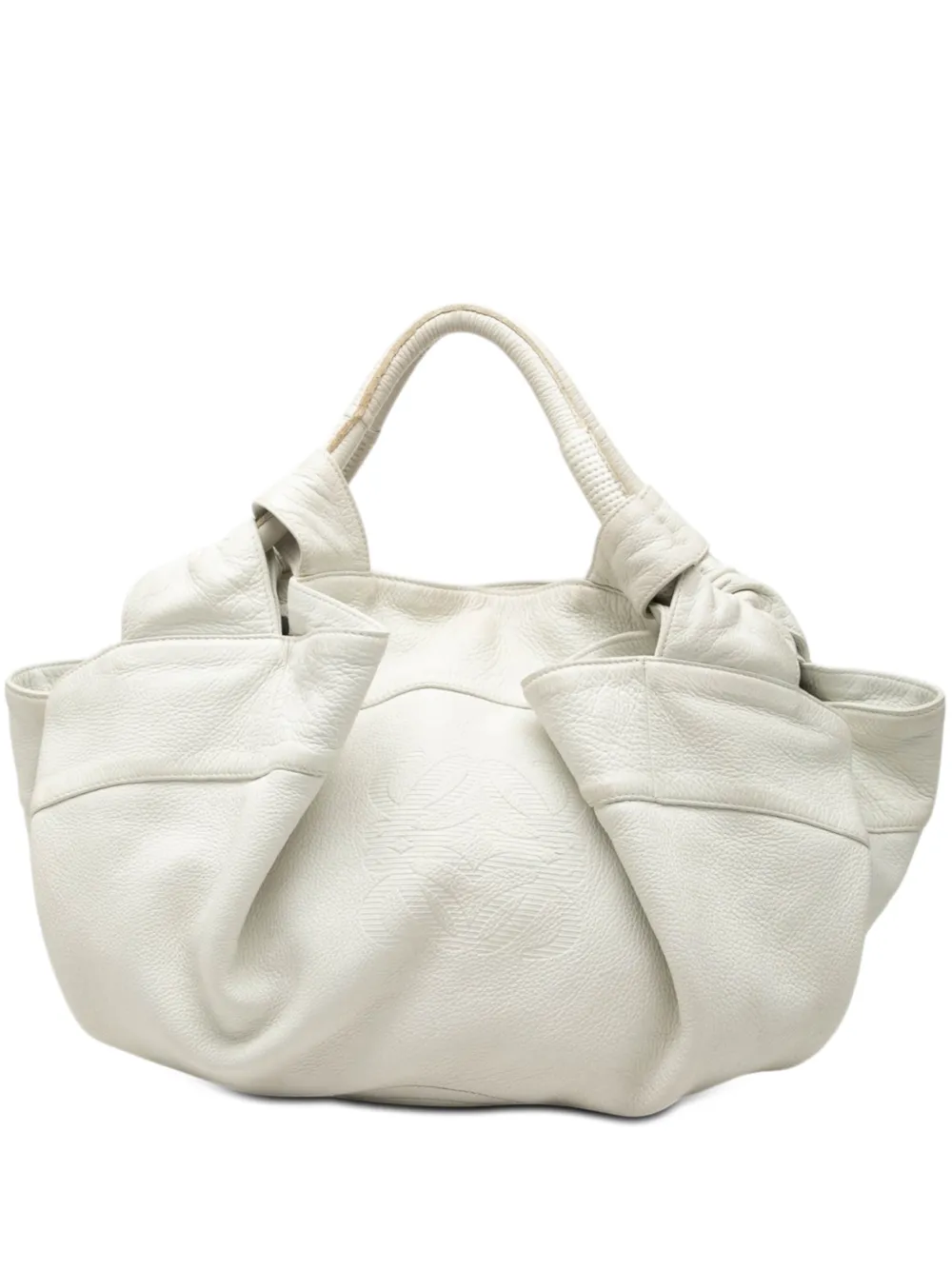 Loewe Pre-Owned 2008 Nappa Aire hobo bag - White