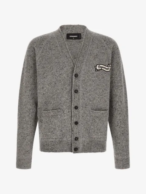 DSQUARED2 cárdigan tejido con cuello en V