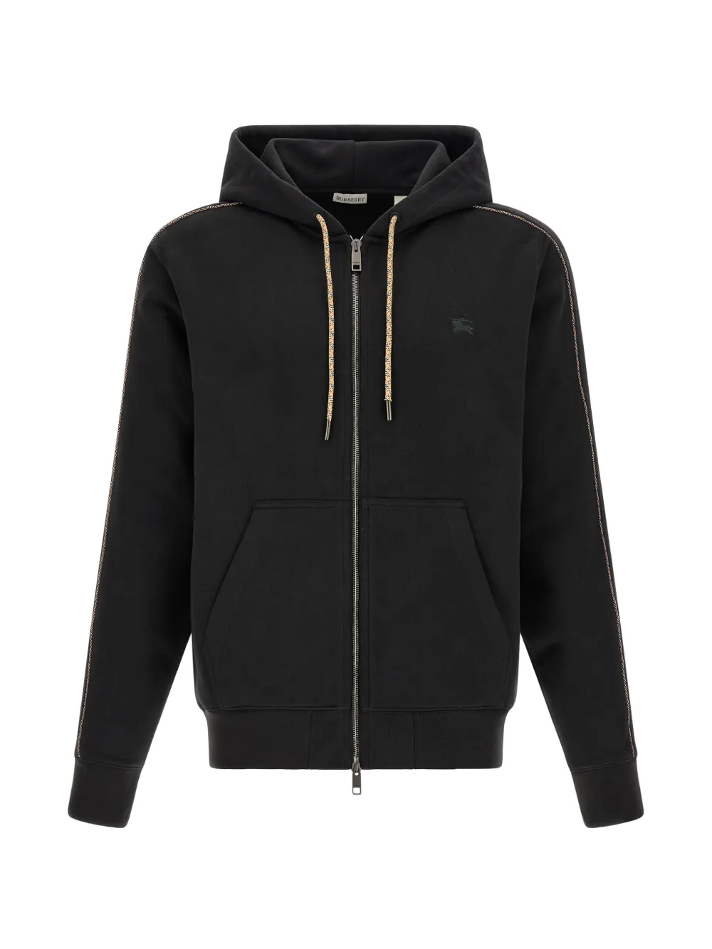 Burberry Burberry Check Equestrian Knight Design hoodie - Nero