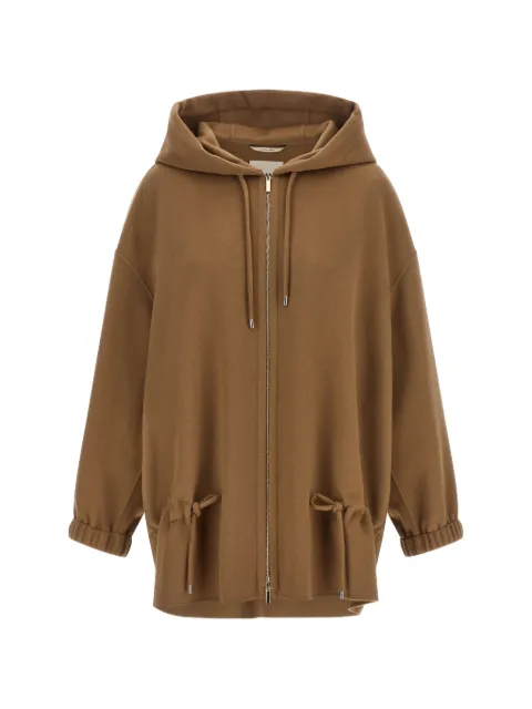 Max Mara abrigo con capucha y cordones