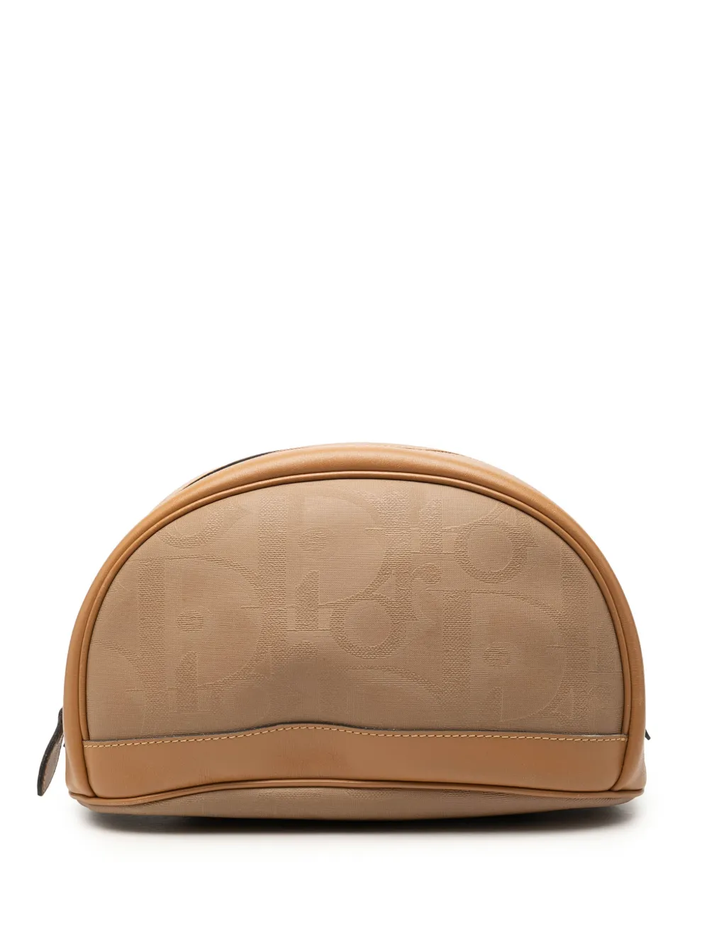 Christian Dior Pre-Owned 20th Century Diorissimo Trotter Coated Canvas Cosmetic pouch - Nude