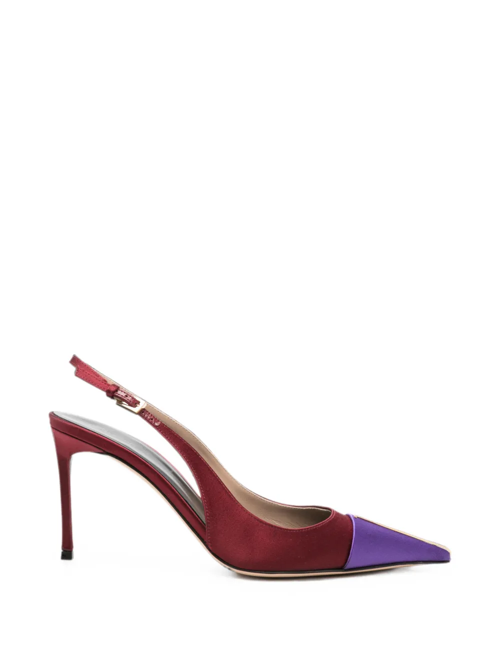 TOM FORD colour-block slingback pumps Rood