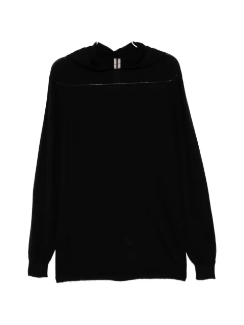Rick Owens knit hoodie
